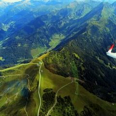Flugwegposition um 14:35:09: Aufgenommen in der Nähe von Gemeinde Bad Hofgastein, 5630 Bad Hofgastein, Österreich in 2375 Meter